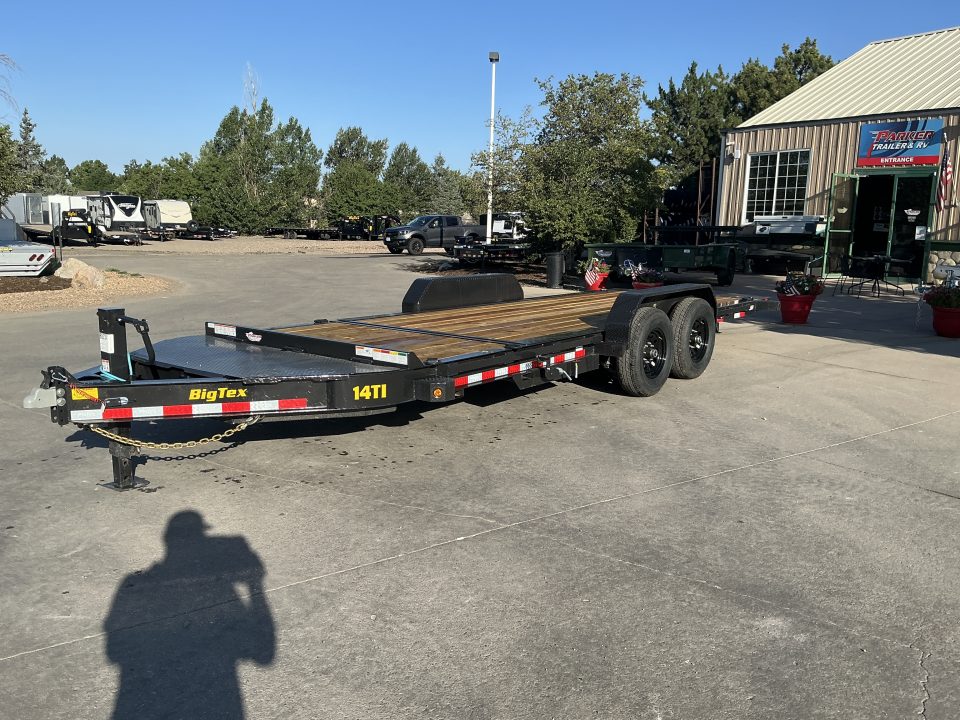 New 2027 Big Tex 14TI-7x20A Flatbed Trailer 15.4 GVWR