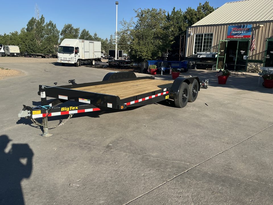 New 2027 Big Tex 10CH-18BKDT Flatbed Trailer 9990 GVWR
