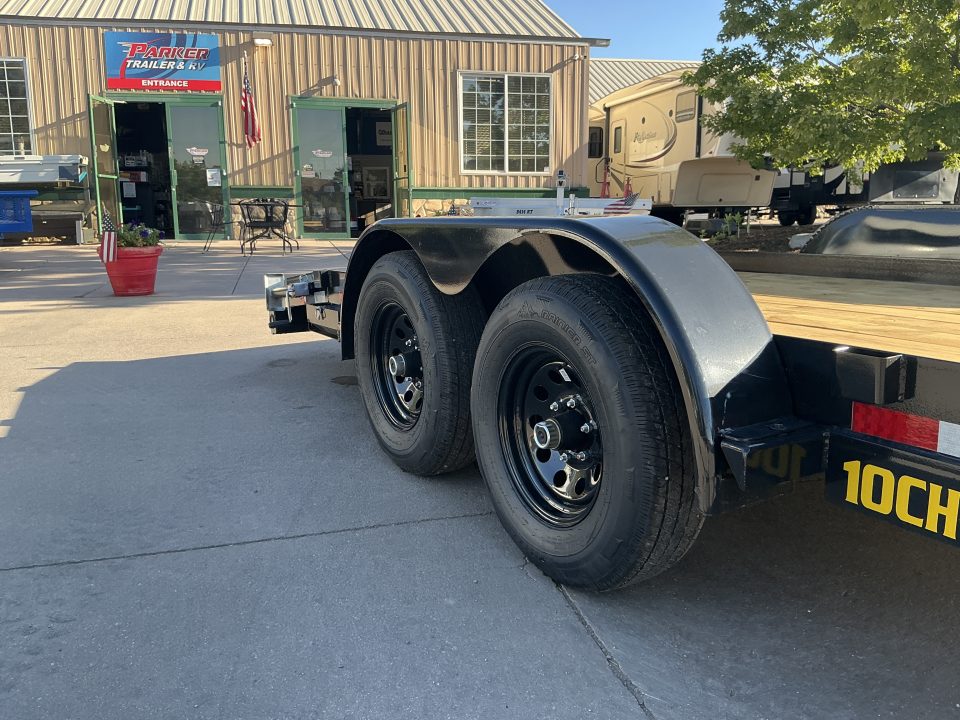 New 2027 Big Tex 10CH-18BKDT Flatbed Trailer 9990 GVWR