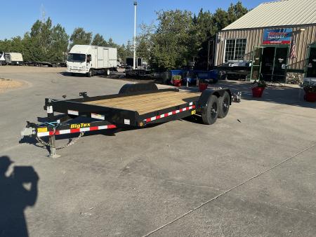 New 2027 Big Tex 10CH-18BKDT Flatbed Trailer 9990 GVWR
