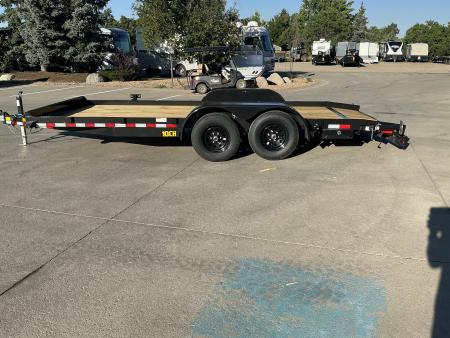 New 2027 Big Tex 10CH-18BKDT Flatbed Trailer 9990 GVWR