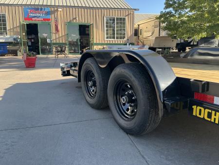 New 2027 Big Tex 10CH-18BKDT Flatbed Trailer 9990 GVWR