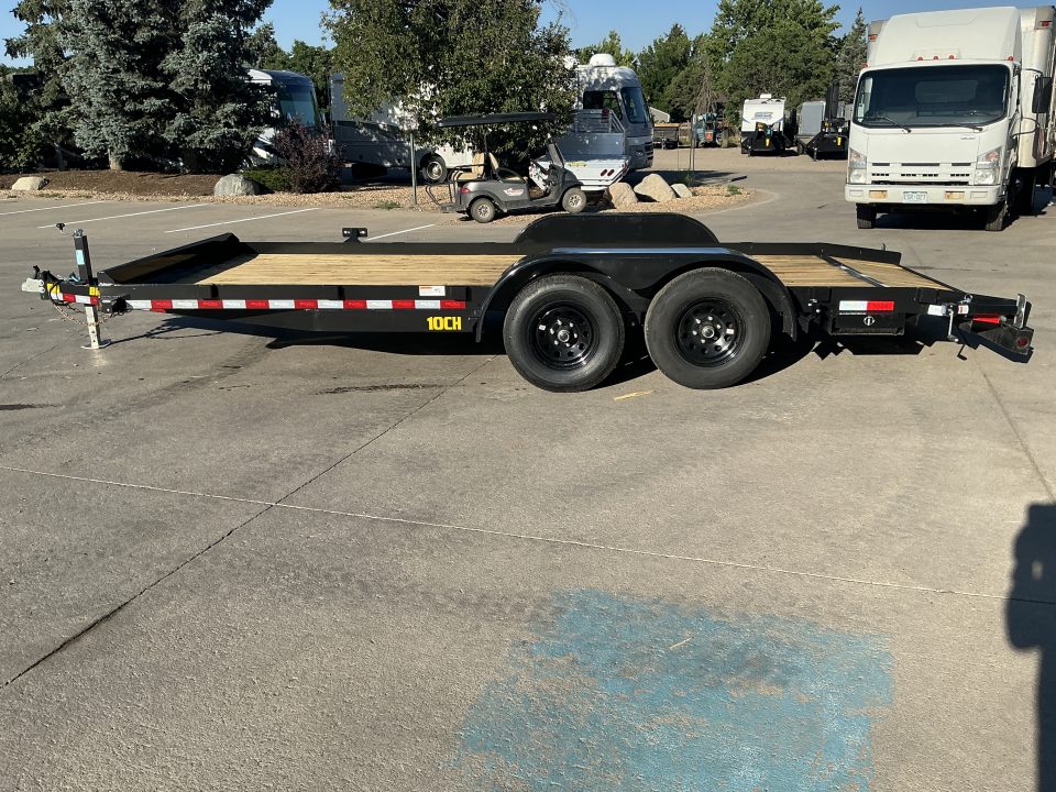 New 2027 Big Tex 10CH-18BKDT Flatbed Trailer 9990 GVWR