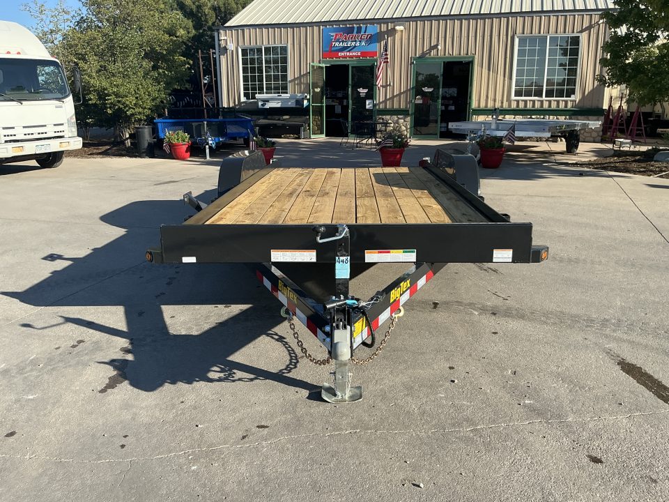 New 2027 Big Tex 10CH-18BKDT Flatbed Trailer 9990 GVWR