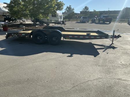 New 2027 Big Tex 10CH-18BKDT Flatbed Trailer 9990 GVWR