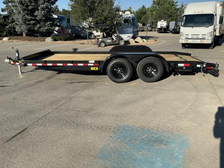 New 2027 Big Tex 10CH-18BKDT Flatbed Trailer 9990 GVWR