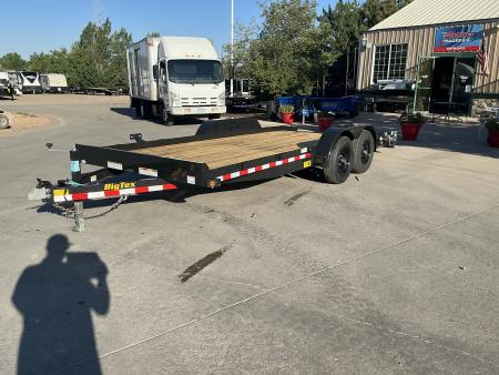 New 2027 Big Tex 10CH-18BKDT Flatbed Trailer 9990 GVWR