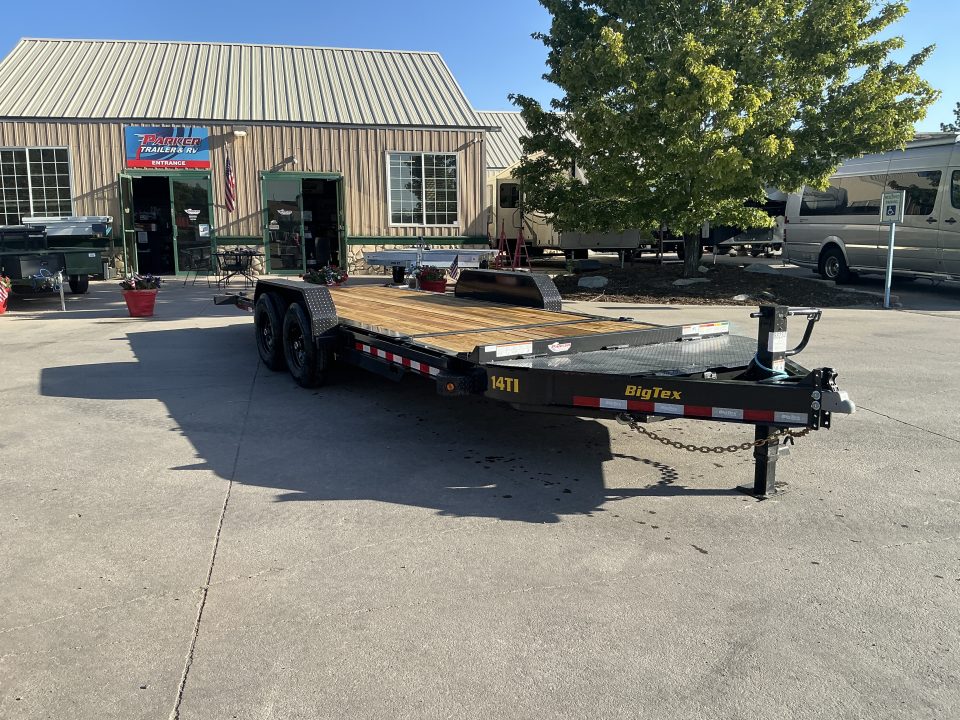 New 2027 Big Tex 14TI-7x20A Flatbed Trailer 15.4 GVWR
