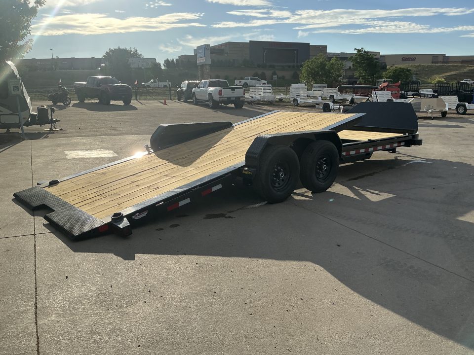 New 2027 Big Tex 14TI-22A-BK Flatbed Trailer 15.4 gvwr