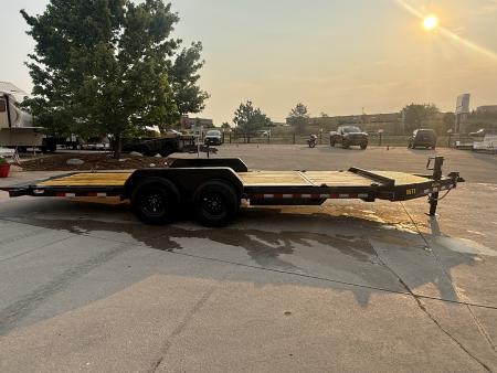 New 2027 Big Tex 16TI-22A-BK Flatbed Trailer 17.5 gvwr