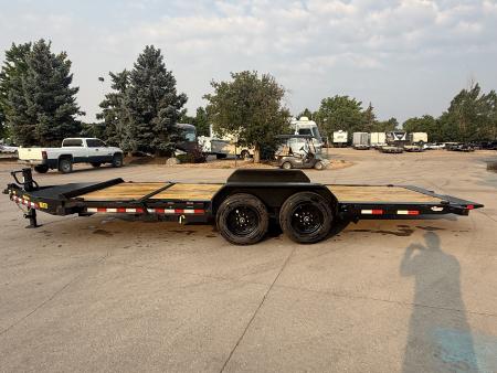 New 2027 Big Tex 16TI-22A-BK Flatbed Trailer 17.5 gvwr