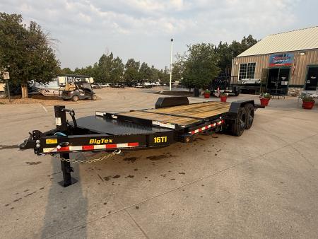 New 2027 Big Tex 16TI-22A-BK Flatbed Trailer 17.5 gvwr