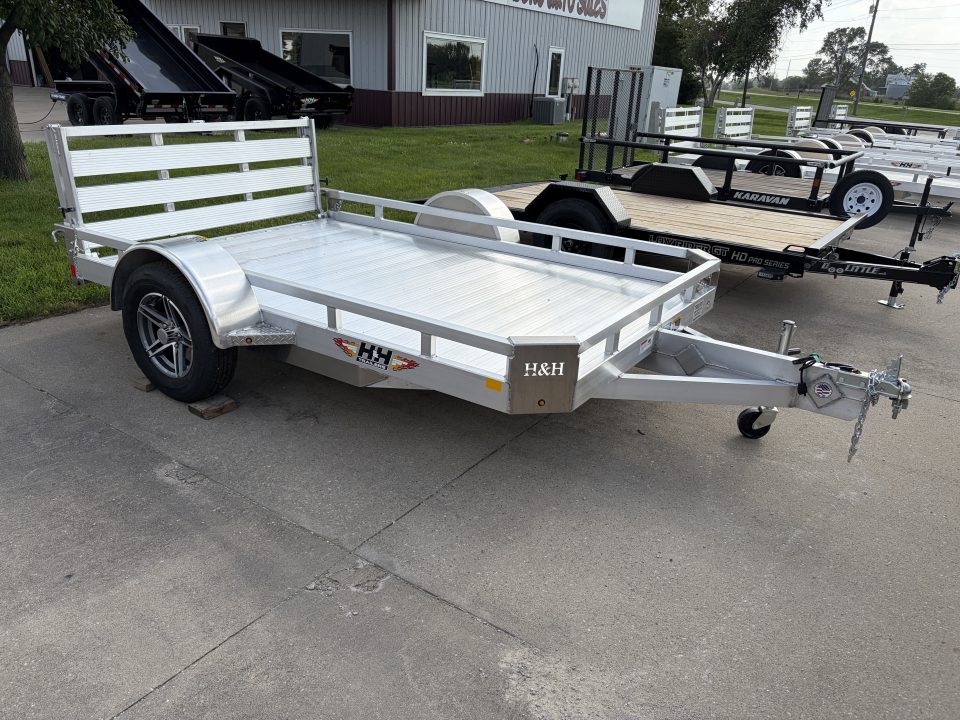 New 2026 H&H Trailers 78x10 3k LSA Utility Trailer