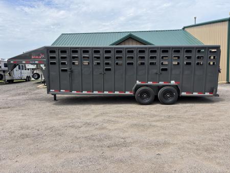 New 2026 Eagle X 6'8 x 24' Livestock Trailer