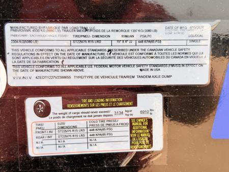 New 2027 Load Trail 6-12 Dump 5.2K Axles