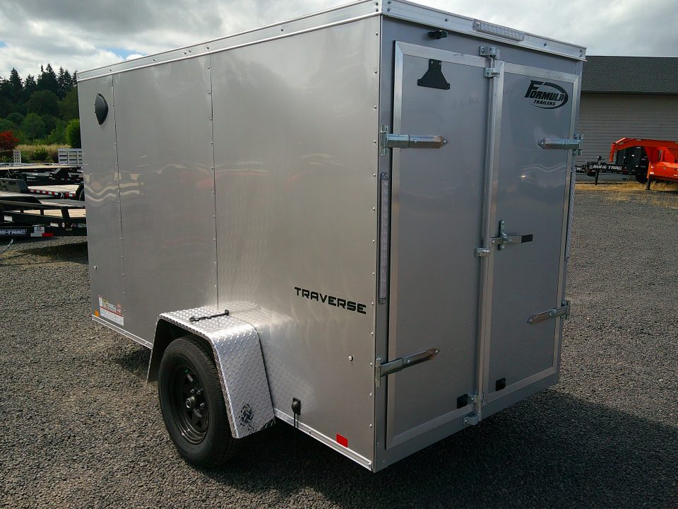 New 2026 Formula Trailers 5x10 3k Cargo / Enclosed Trailer Barn Doors