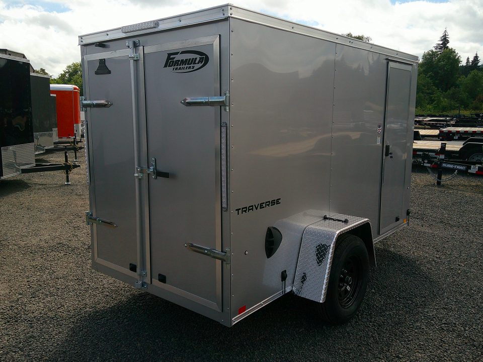 New 2026 Formula Trailers 5x10 3k Cargo / Enclosed Trailer Barn Doors