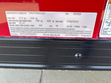 New 2026 United Trailers UJ-714TA35-8.5 Cargo / Enclosed Trailer
