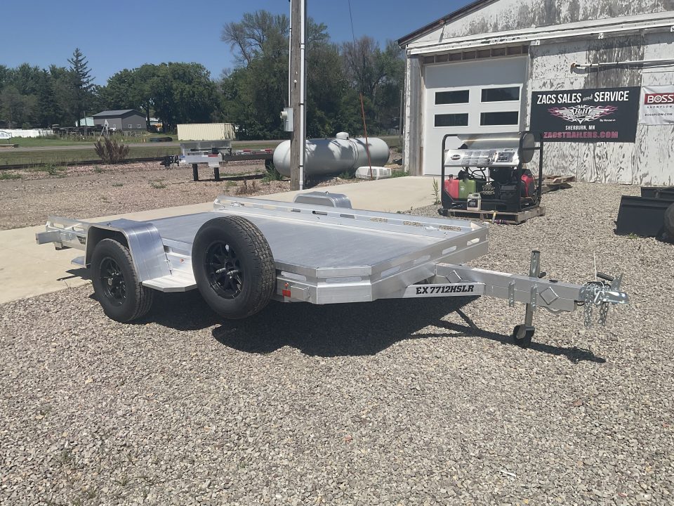 New 2027 Aluma EX7712H-SLR Utility Trailer