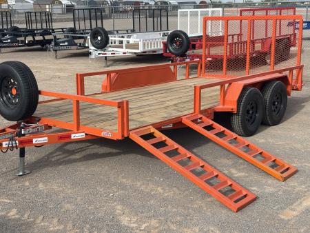 New 2026 Ascend Industries 16' TANDEM AXLE 7K UTILITY Utility Trailer