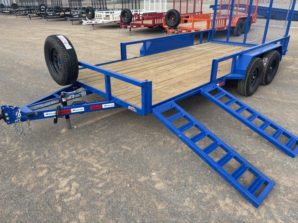 New 2026 Ascend Industries 16' TANDEM AXLE 7K UTILITY Utility Trailer