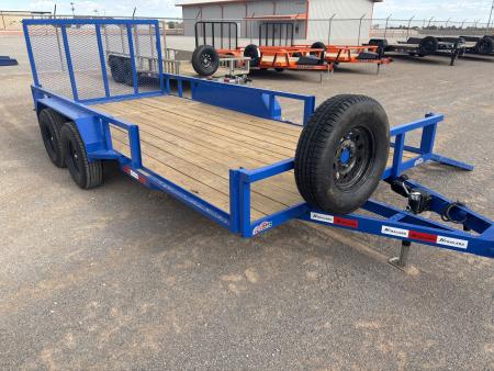 New 2026 Ascend Industries 16' TANDEM AXLE 7K UTILITY Utility Trailer
