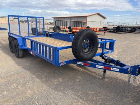 New 2026 Ascend Industries 16' TANDEM AXLE 7K UTILITY Utility Trailer