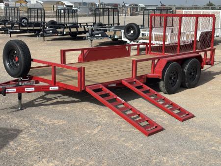 New 2026 Ascend Industries 16' TANDEM AXLE 7K UTILITY Utility Trailer