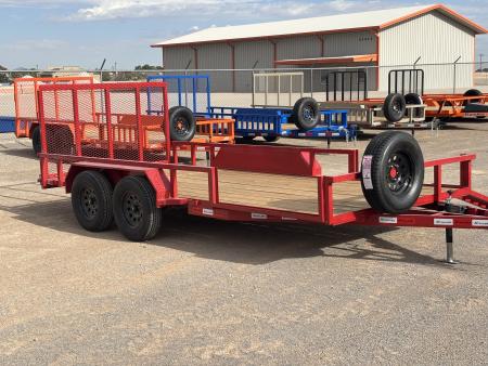New 2026 Ascend Industries 16' TANDEM AXLE 7K UTILITY Utility Trailer