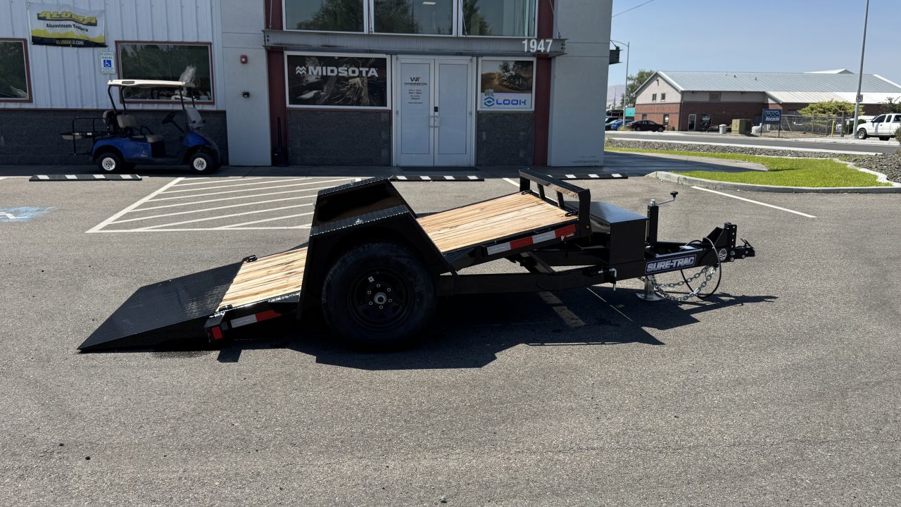 New 2026 Sure-Trac 5 x 10 Single Axle Tilt 6K Tilt Trailer