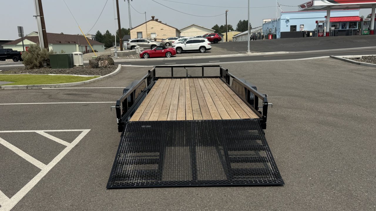 New 2026 Sure-Trac 7 x 18 Tube Top ATV 7K Utility Trailer