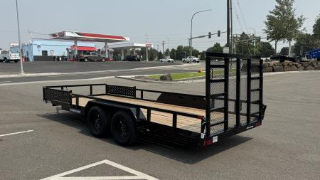 New 2026 Sure-Trac 7 x 18 Tube Top ATV 7K Utility Trailer