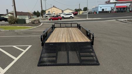 New 2026 Sure-Trac 7 x 18 Tube Top ATV 7K Utility Trailer