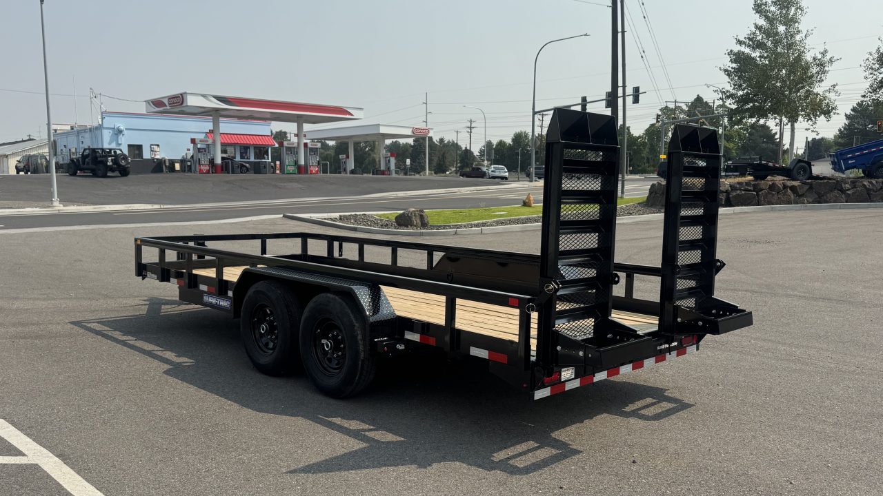 New 2026 Sure-Trac 7 x 18 Tube Top 14K Utility Trailer