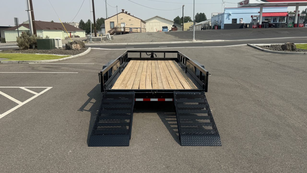 New 2026 Sure-Trac 7 x 18 Tube Top 14K Utility Trailer