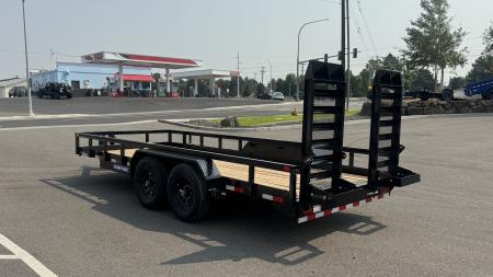 New 2026 Sure-Trac 7 x 18 Tube Top 14K Utility Trailer