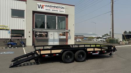 New 2026 Sure-Trac 7 x 18 Tube Top 14K Utility Trailer