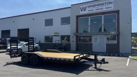 New 2026 Sure-Trac 8.5 x 18 (16+2) Full Width Equipment 14K Equipment Trailer