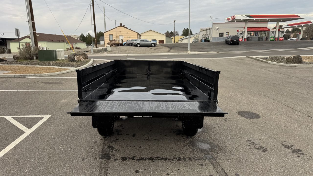New 2025 Sure-Trac 6 X 10 SD Deckover Dump Trailer 10k single ram Dump Trailer