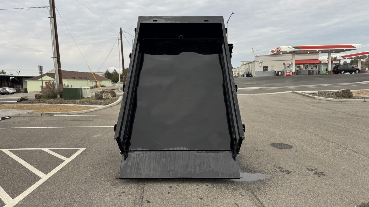 New 2025 Sure-Trac 6 X 10 SD Deckover Dump Trailer 10k single ram Dump Trailer