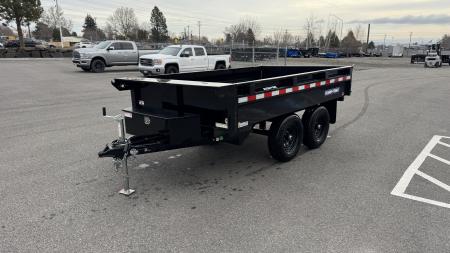 New 2025 Sure-Trac 6 X 10 SD Deckover Dump Trailer 10k single ram Dump Trailer
