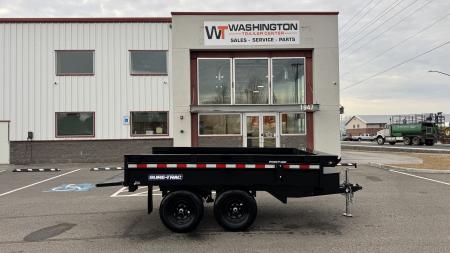New 2025 Sure-Trac 6 X 10 SD Deckover Dump Trailer 10k single ram Dump Trailer