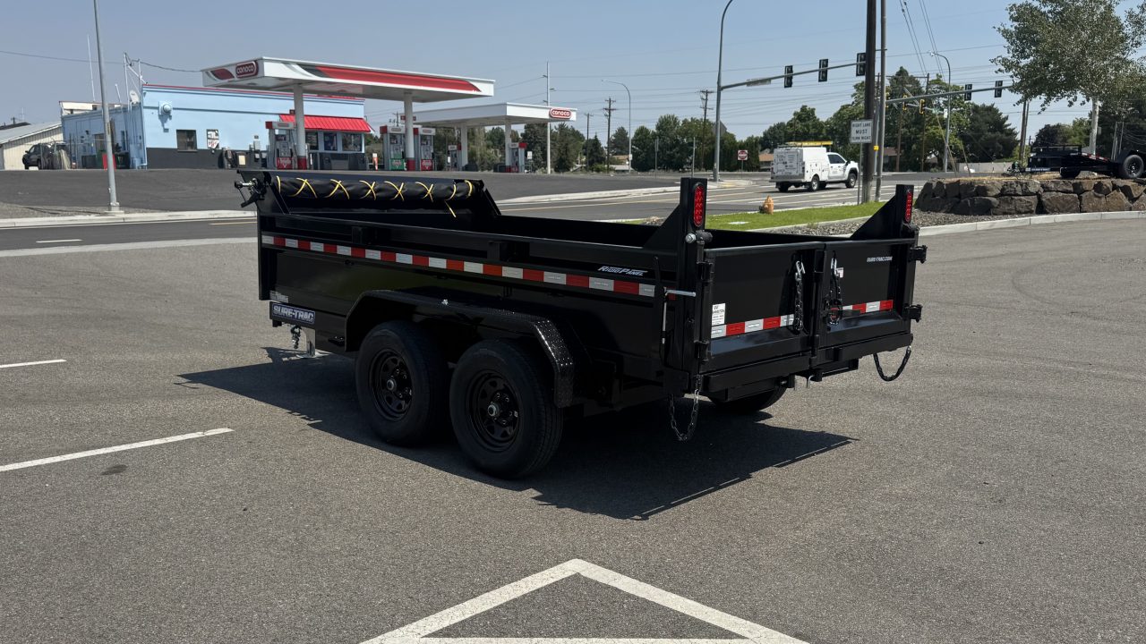 New 2025 Sure-Trac 6 x 12 SD Low Profile Dump 10K Single Ram Dump Trailer
