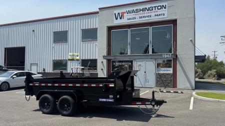 New 2025 Sure-Trac 6 x 12 SD Low Profile Dump 10K Single Ram Dump Trailer