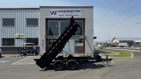 New 2025 Sure-Trac 6 x 12 SD Low Profile Dump 10K Single Ram Dump Trailer