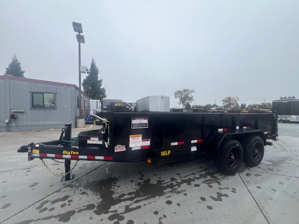 New 2026 Big Tex Trailers 16LP-16-6SIR 7FT X 16FT 17.5K GVW Dump Trailer