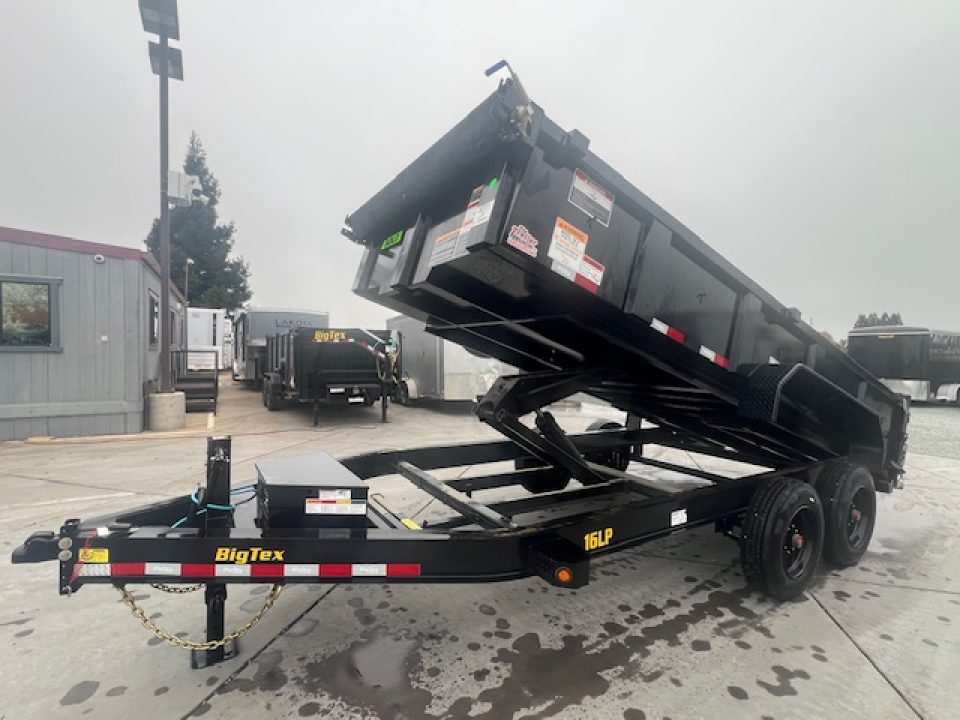 New 2026 Big Tex Trailers 16LP-16-6SIR 7FT X 16FT 17.5K GVW Dump Trailer