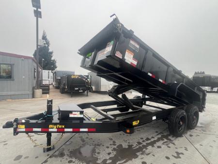 New 2026 Big Tex Trailers 16LP-16-6SIR 7FT X 16FT 17.5K GVW Dump Trailer