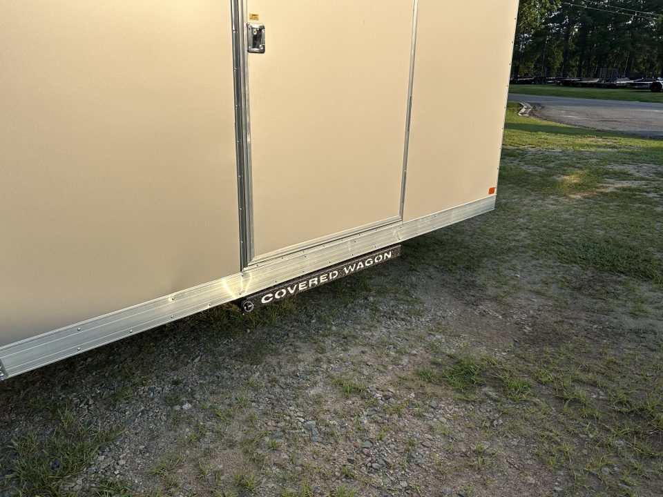 New 2026 Covered Wagon 8.5x24 Cargo / Enclosed Trailer, with 6" Extra Height, & Polycore Siding