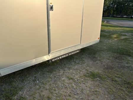 New 2026 Covered Wagon 8.5x24 Cargo / Enclosed Trailer, with 6" Extra Height, & Polycore Siding